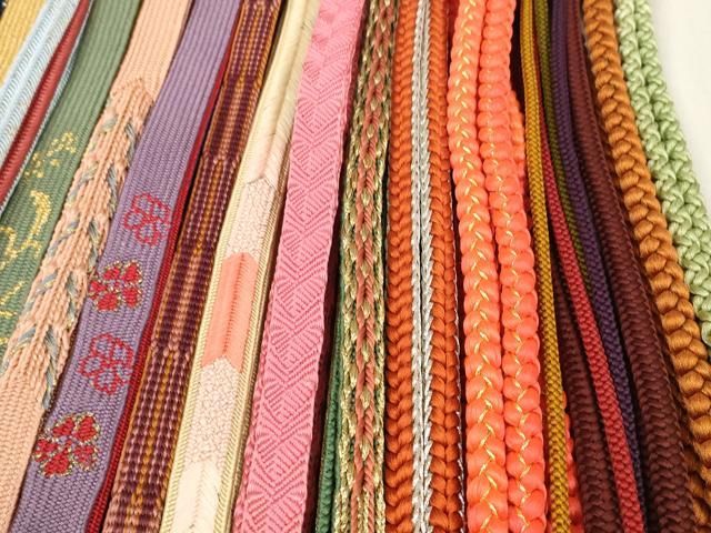 平和屋着物●和装小物　帯締め20本セット　高麗組　八つ組　金銀糸　未使用品あり　逸品　DAAV8337zzz 平和屋着物○和装小物 帯締め20本セット 高麗組 八つ組 金