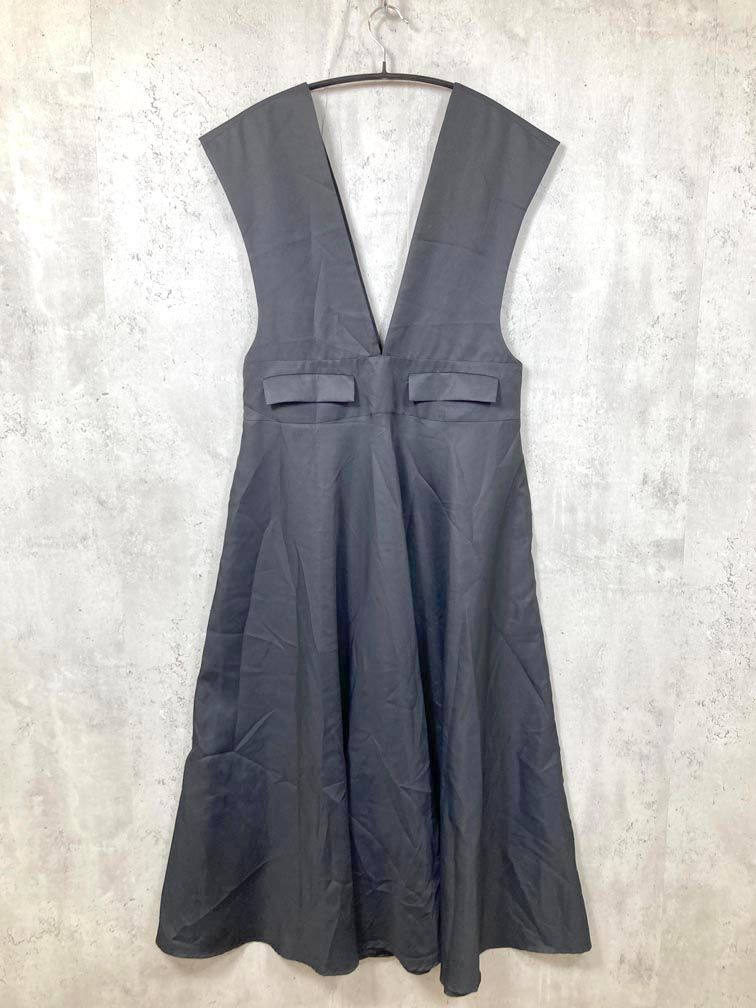 machatt マチャット B 定価18480円 Vネックジャンバースカート ワンピース sizeF 黒 レディース