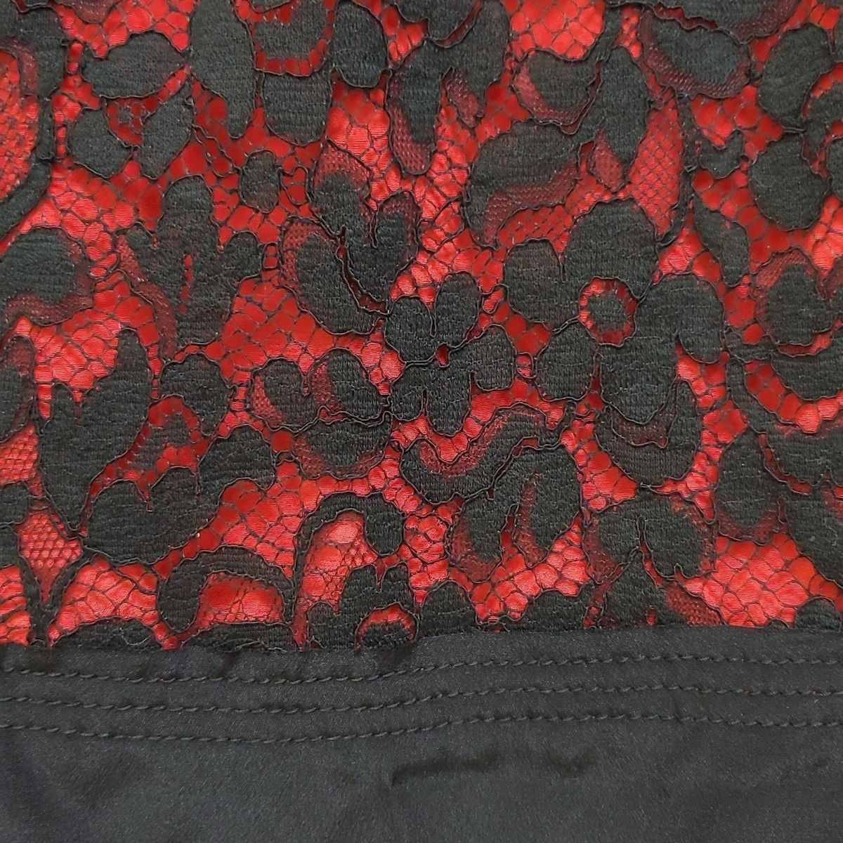 miumiu ミュウミュウ ワンピース サイズ36 S レディース 黒 レッド ノースリーブ ひざ丈 プリーツ レース その他 ワンピース レディース