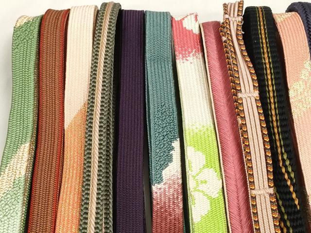 平和屋着物 和装小物 帯締め20本セット 手組紐 高麗組 冠組 飾り玉 金糸 あり zzz