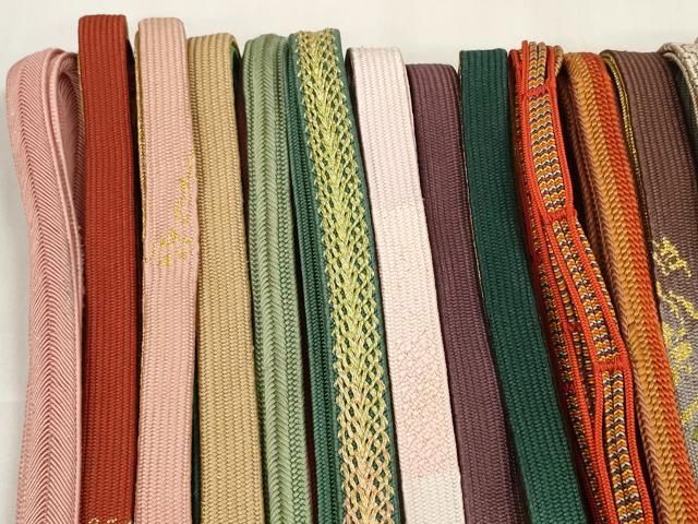 平和屋着物 和装小物 帯締め20本セット 高麗組 金糸 あり zzz