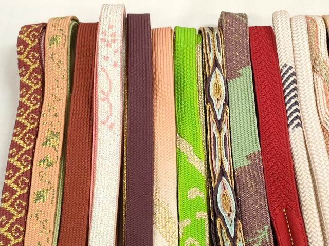 平和屋着物 和装小物 帯締め20本セット 高麗組 金糸 zzz