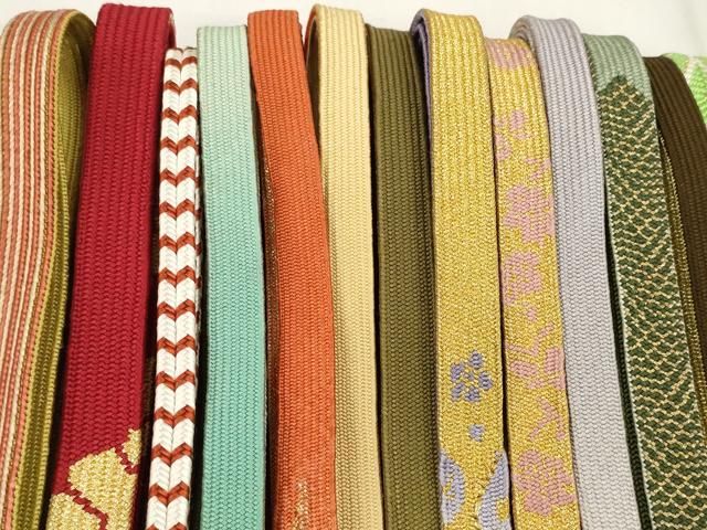 平和屋着物 和装小物 帯締め20本セット 高麗組 冠組 唐組 奈良組 たこ足房 金糸 zzz