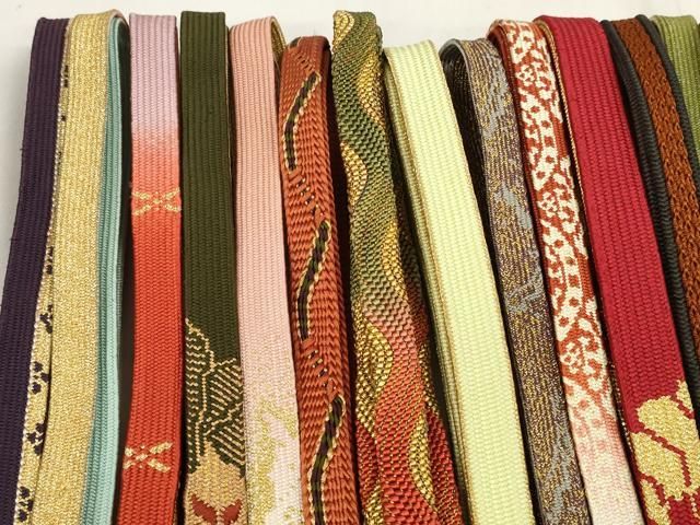 平和屋着物 和装小物 帯締め20本セット 高麗組 観世組 金糸 zzz