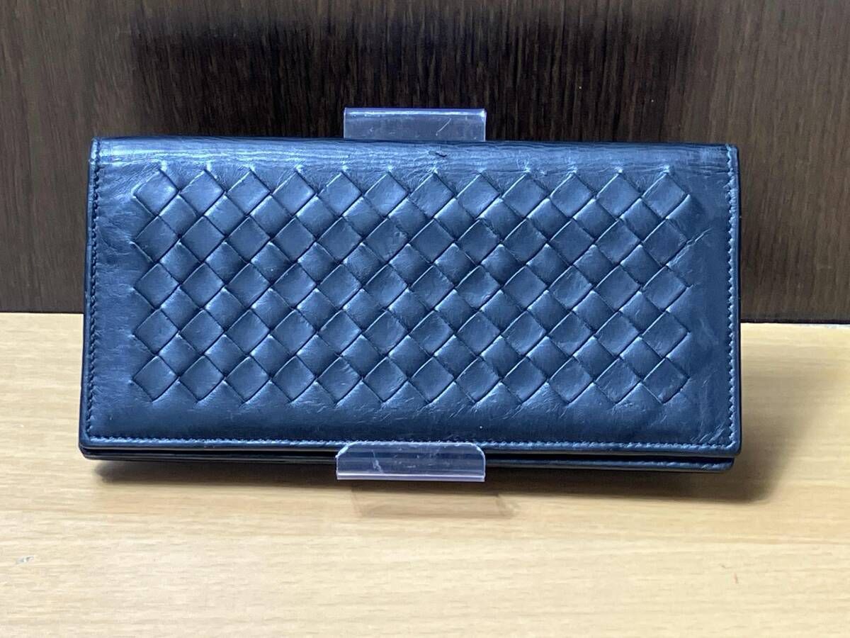 NOTTEGA VENETA ボッテガヴェネタ 長財布 ブラック