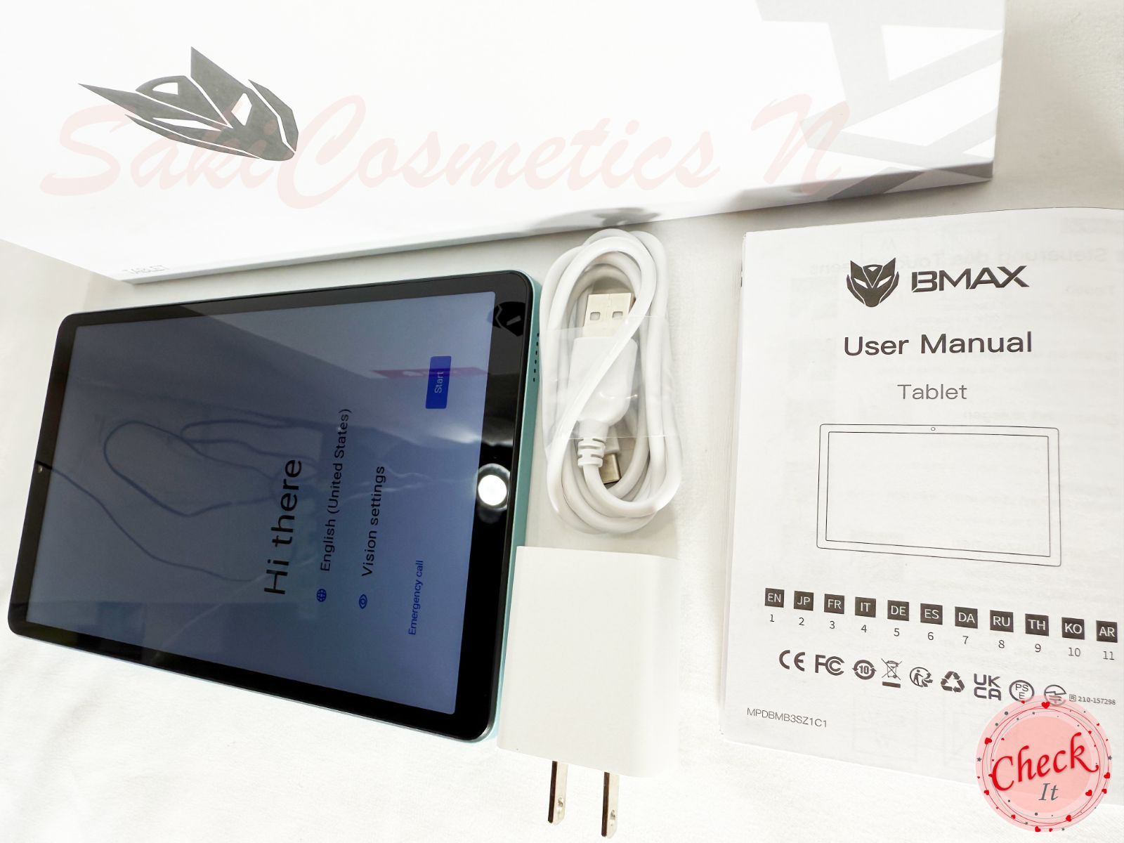 ✨最新版8インチタブレット✨ BMAX♡I8 Plus 付属品完備 動作確認