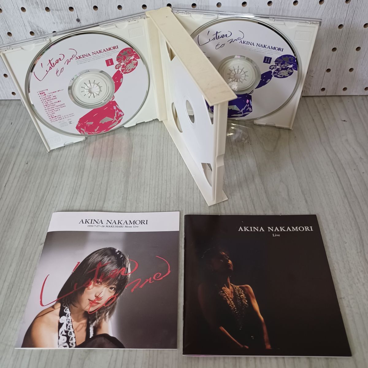 CD 2枚組 中森明菜 Listen to Me 1991.7.27～28 幕張Messe Live 初回