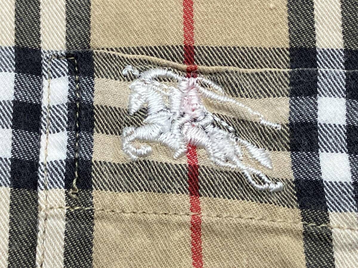 BURBERRY London バーバリーロンドン メンズ ノバチェック半袖シャツ L