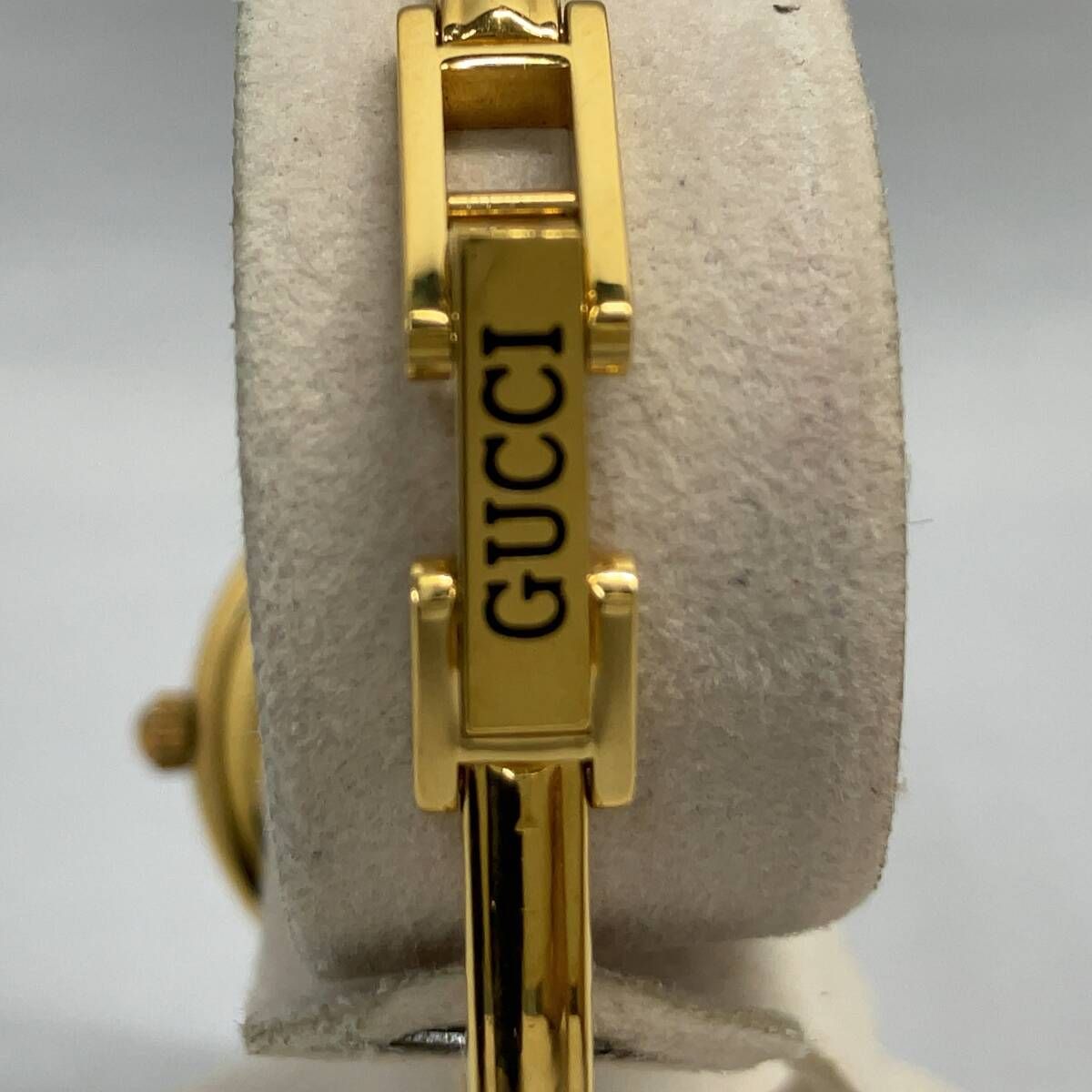 箱有、替えベゼル有】GUCCI グッチ チェンジベゼル ホワイト文字盤