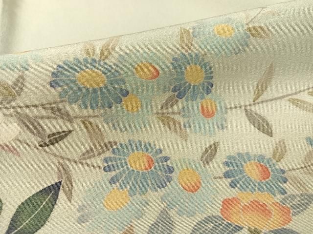 枝花文 暈し染め