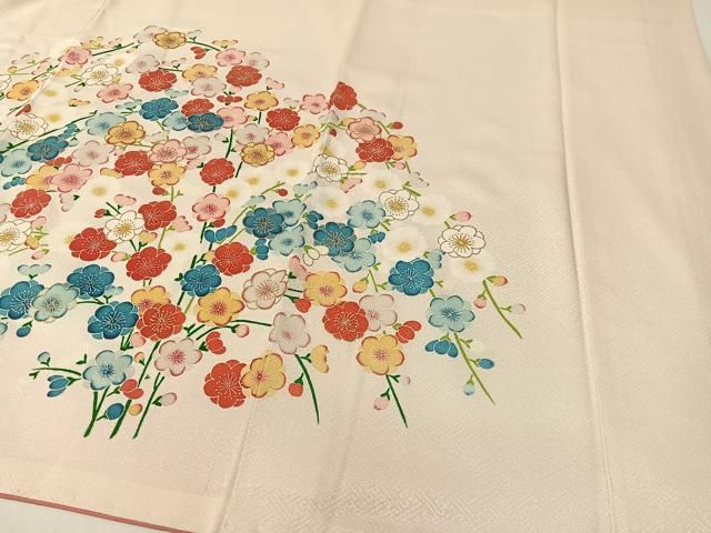  平和屋着物 訪問着 刺繍 枝垂れ花文 金彩 正絹 vp 訪問着 付け下げ 着物