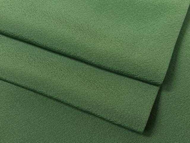 平和屋着物○上質な色無地 木賊色 ますいわ屋扱い 正絹 逸品