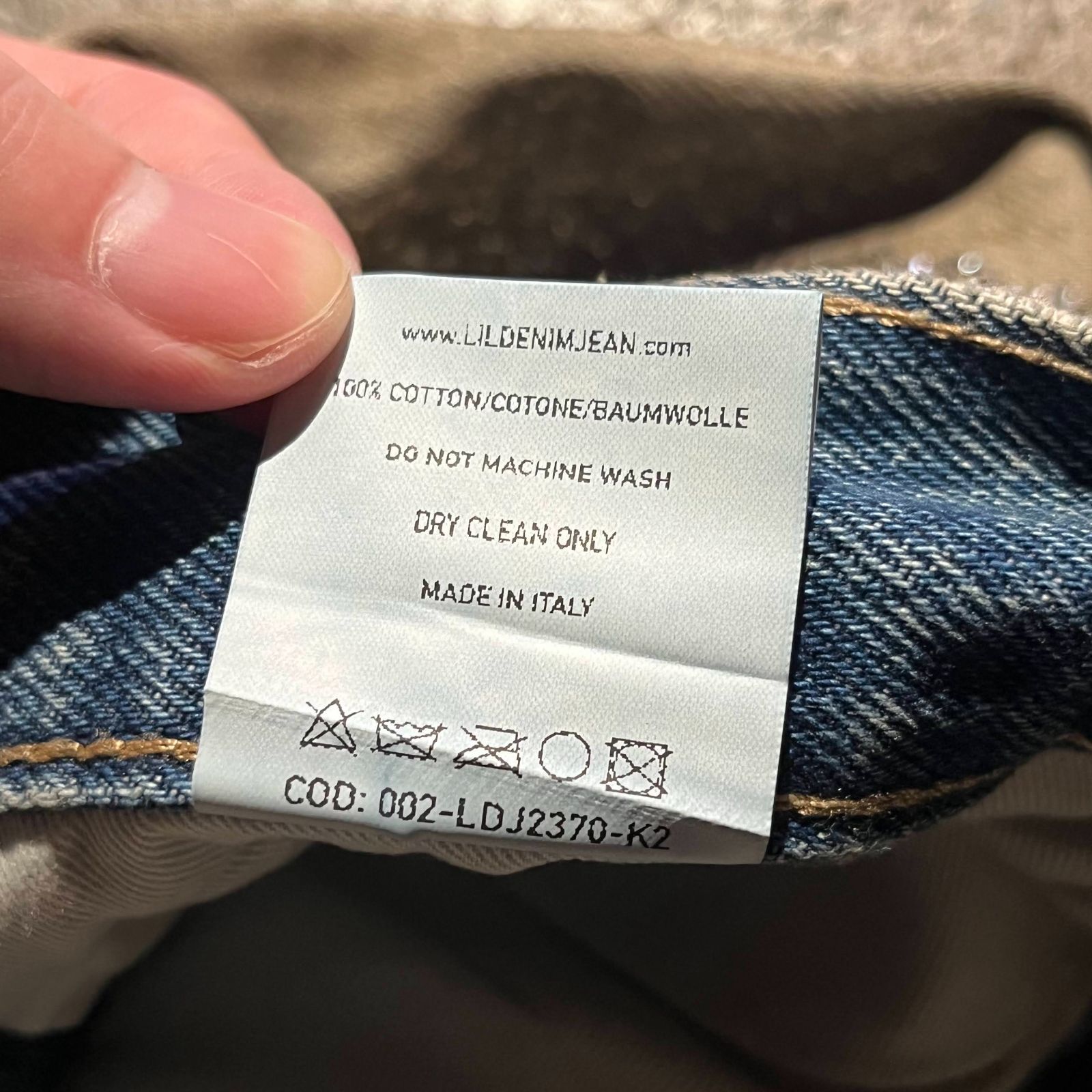 Sex&Jeans 25aw Dusty diamond jeans 