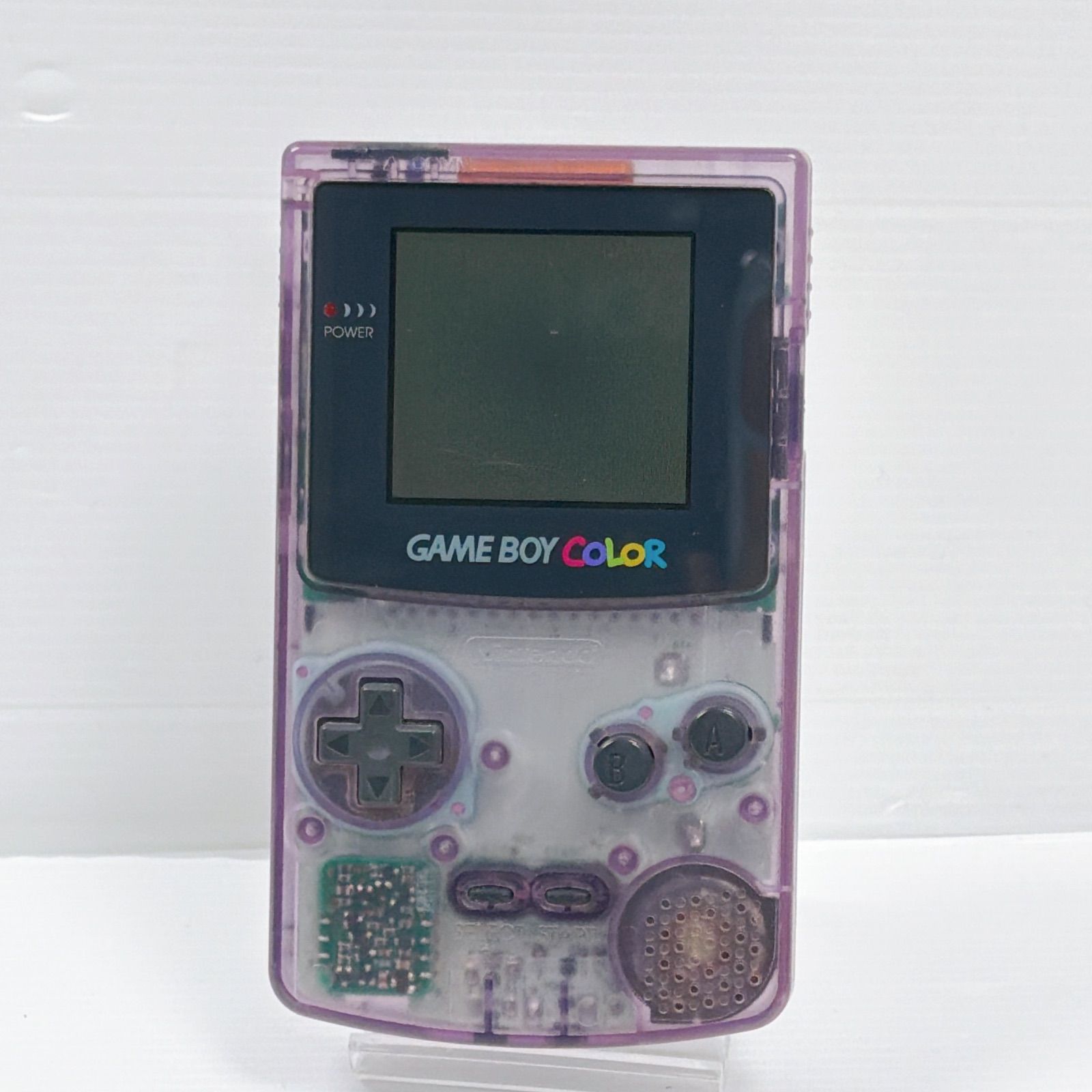 【動作未確認】Nintendo GAME BOY COLOR クリアパープル ゲームボーイカラー クリアパープル 動作確認済み 訳あり ニンテンドー