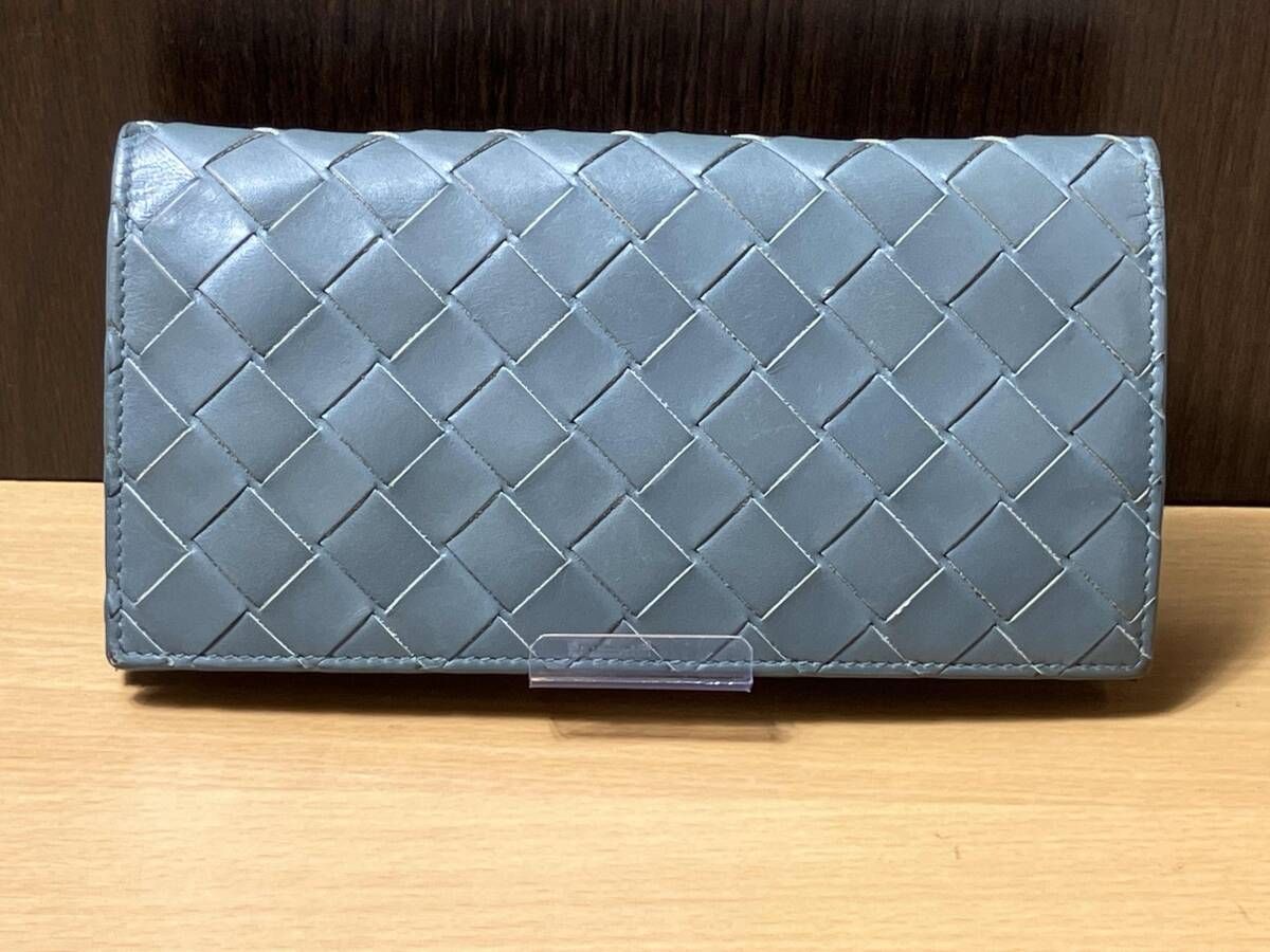BOTTEGA VENETA ボッテガヴェネタ 長財布 グレー