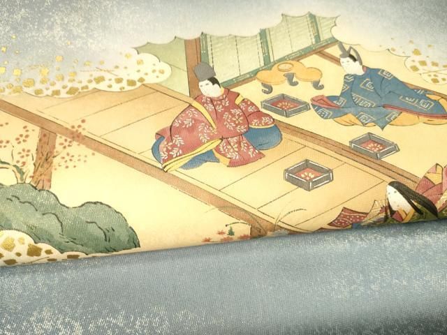 平和屋着物○友禅師・京の名工・伝統工芸士・樽本伊勢蔵 六通柄袋帯