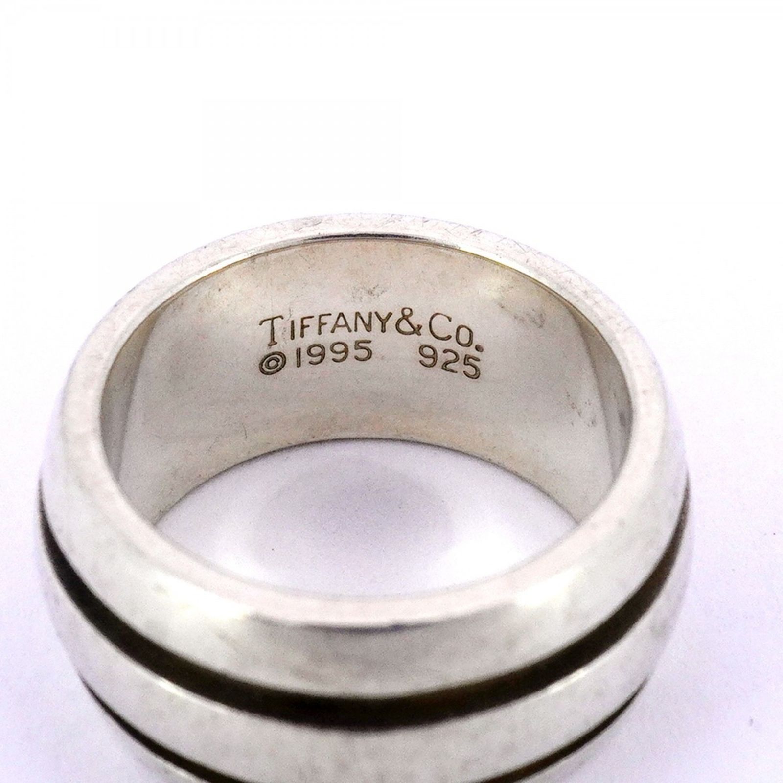 ティファニー グルーブド 925 9.5号 ティファニー(Tiffany) ティファニー リング グルーブド ダブルライン