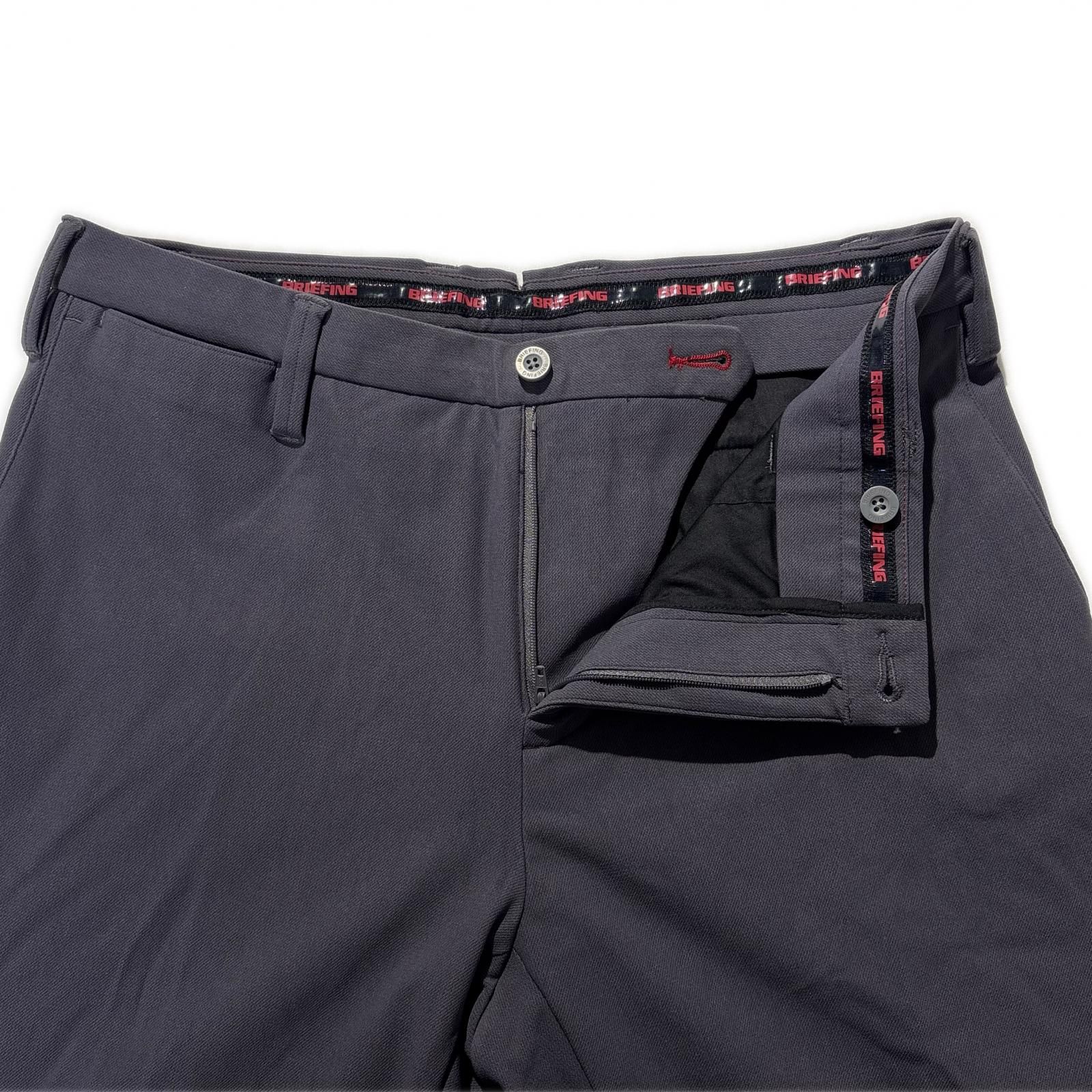 中古 メンズ ブリーフィング BRIEFING パンツ L グレー 秋冬 シンプル