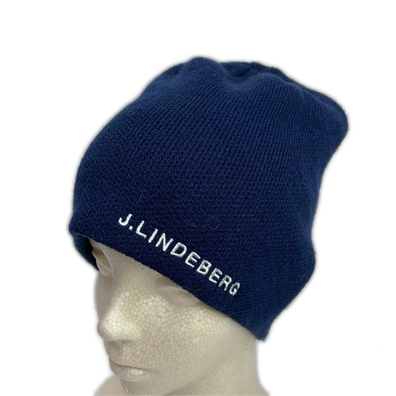 ジェイリンドバーグ J.LINDEBERG ニット帽 中古 ジェイリンドバーグ J.LINDEBERG つば付ニット帽 F(57-59cm