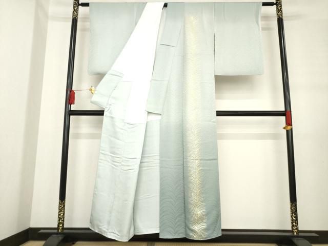 平和屋着物 皇室献上作家 北出与三郎 訪問着 大王松 金彩 反端付き 正絹 ck