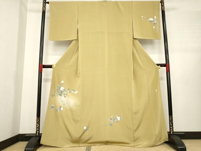 平和屋着物 訪問着 友禅 作家物 枝花文 正絹 ck