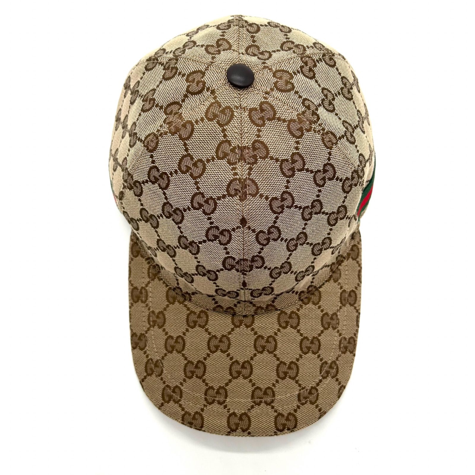 GUCCI グッチ キャップ GGキャンバス ベージュ L 200035 メンズ