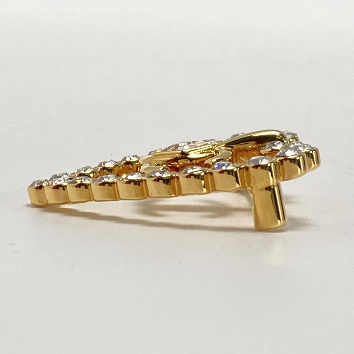 CHANEL シャネル ココマーク ハート ブローチ L23C ゴールド GP ライン