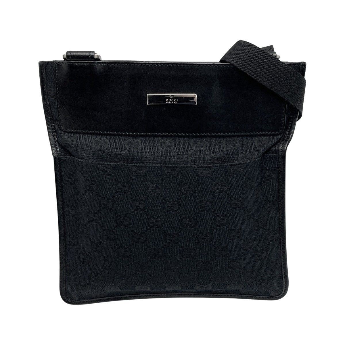 GUCCI グッチ GGキャンバス ショルダーバッグ 019.0348 ブラック