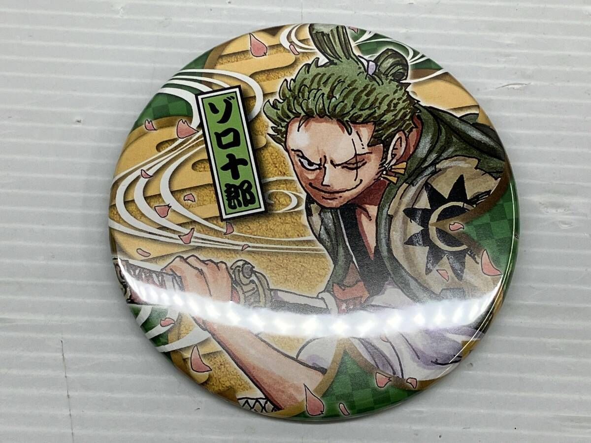 現状品 ロロノア・ゾロ (ゾロ十郎) ワンピース コレクション缶バッジ