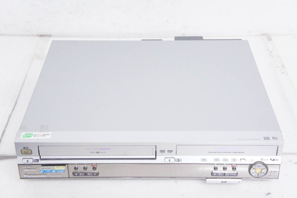 Panasonicパナソニック DIGA DMR EH 70 V DVDプレーヤー一体型VHSビデオデッキ アナログチューナー