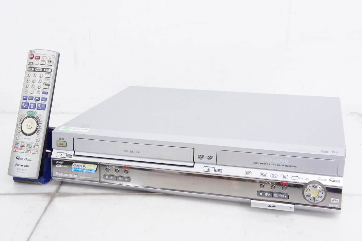 Panasonicパナソニック DIGA DMR EH 70 V DVDプレーヤー一体型VHSビデオデッキ アナログチューナー