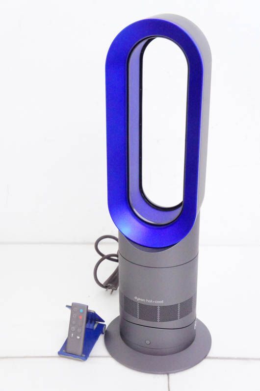 ダイソンDyson Hot Coolホットアンドクール ファンヒーター エアマルチプライアー AM 09 IB アイアン サテンブルー 扇風機