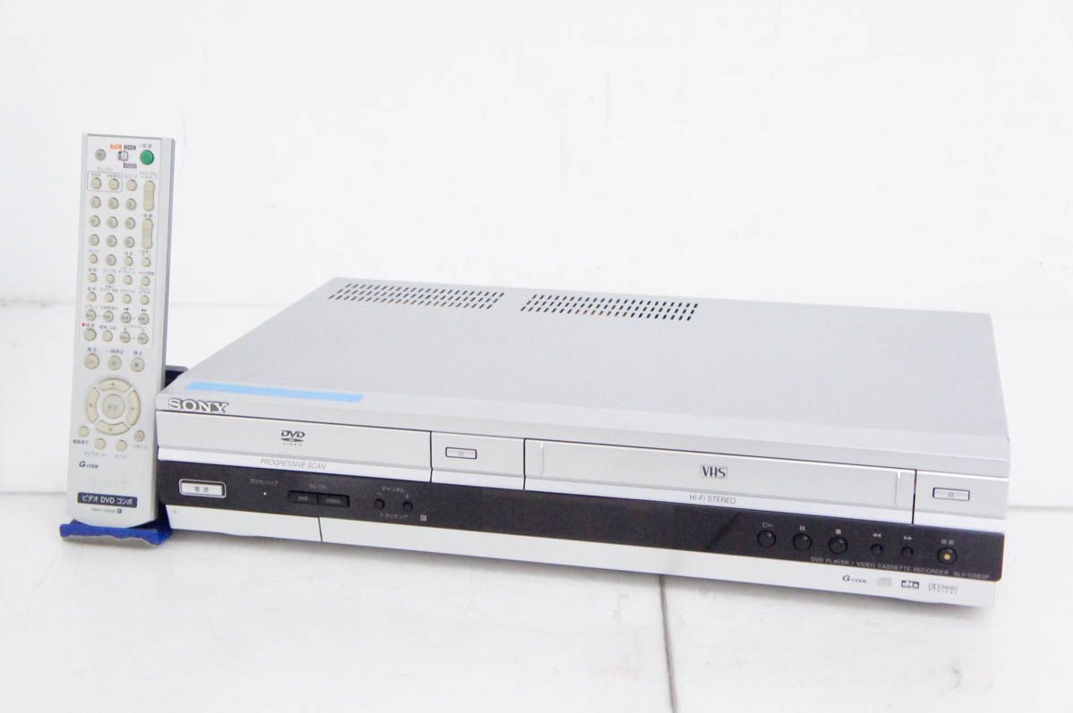 SONYソニー VHSビデオデッキ一体型DVDプレーヤー DVDプレーヤー ビデオカセットレコーダー SLV D 383 P