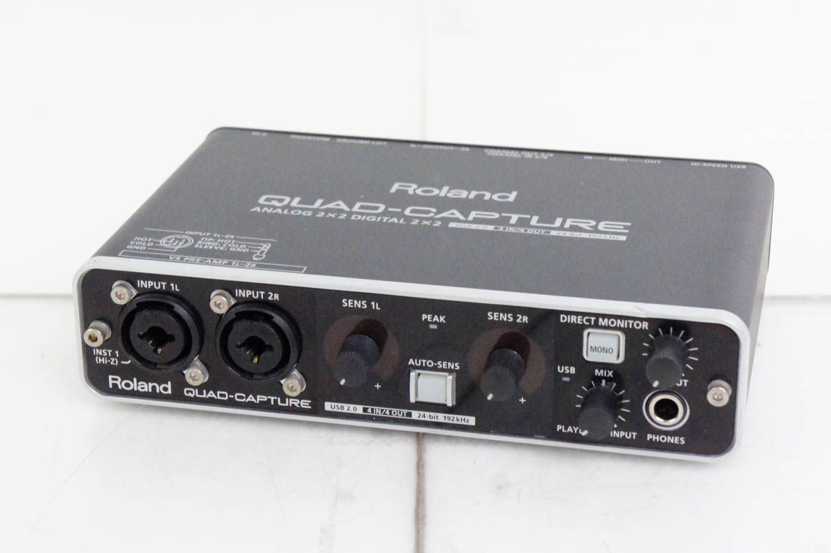 Rolandローランド USBオーディオインターフェイス QUAD-CAPTURE UA-55