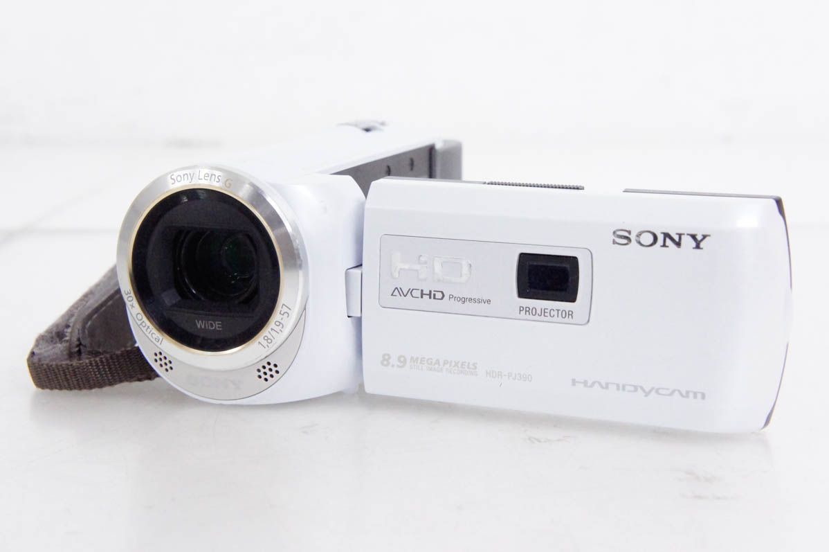 中古】SONYソニー プロジェクターハンディカム HDR-PJ390 デジタルHD