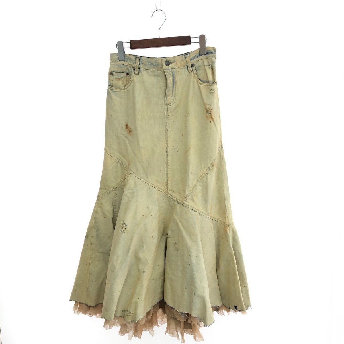 RALPH LAUREN ラルフローレン フレアデニムスカート サイズ:11  