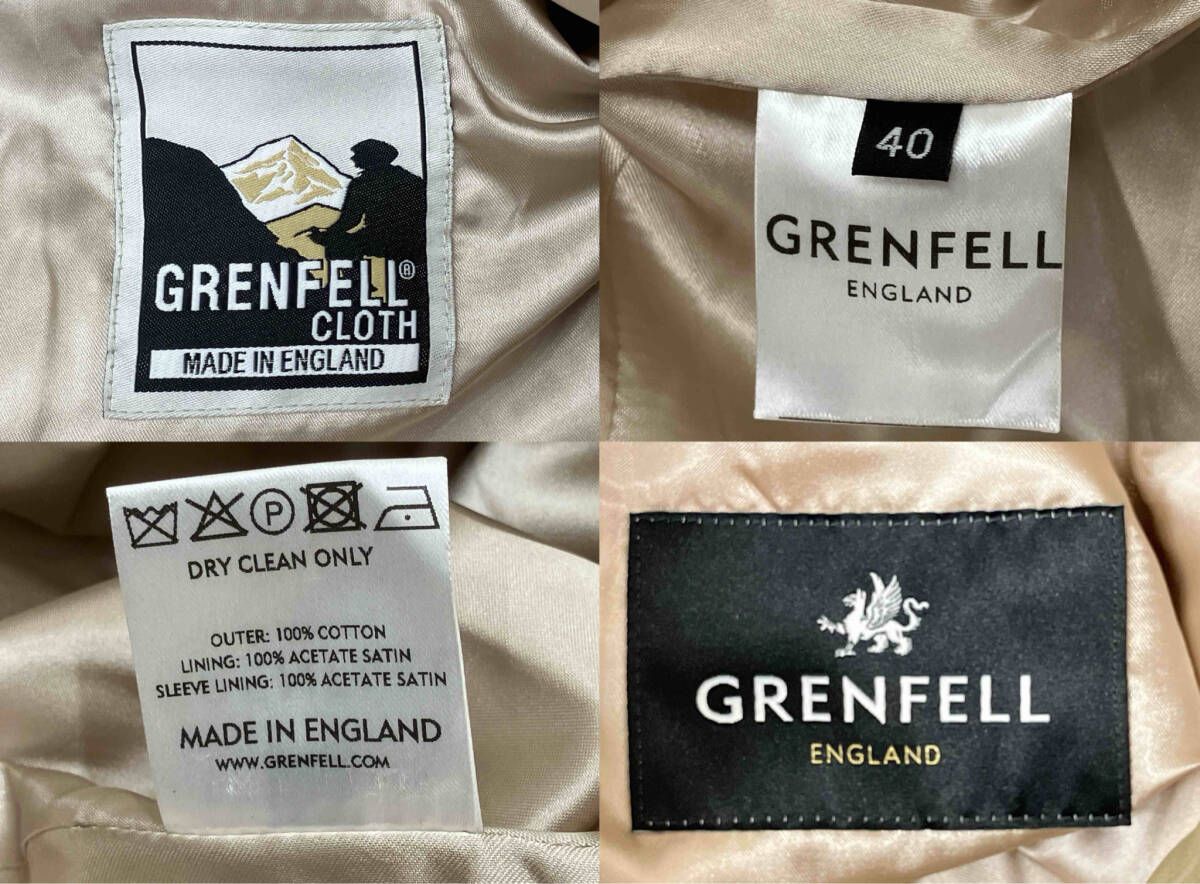 GRENFELL グレンフェル レディース サイズ40 ベージュ トレンチコート