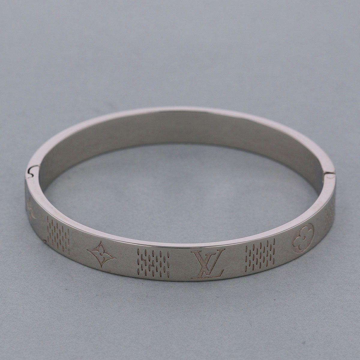 LOUIS VUITTON ルイヴィトン バングル ダミエ ステープル バングル