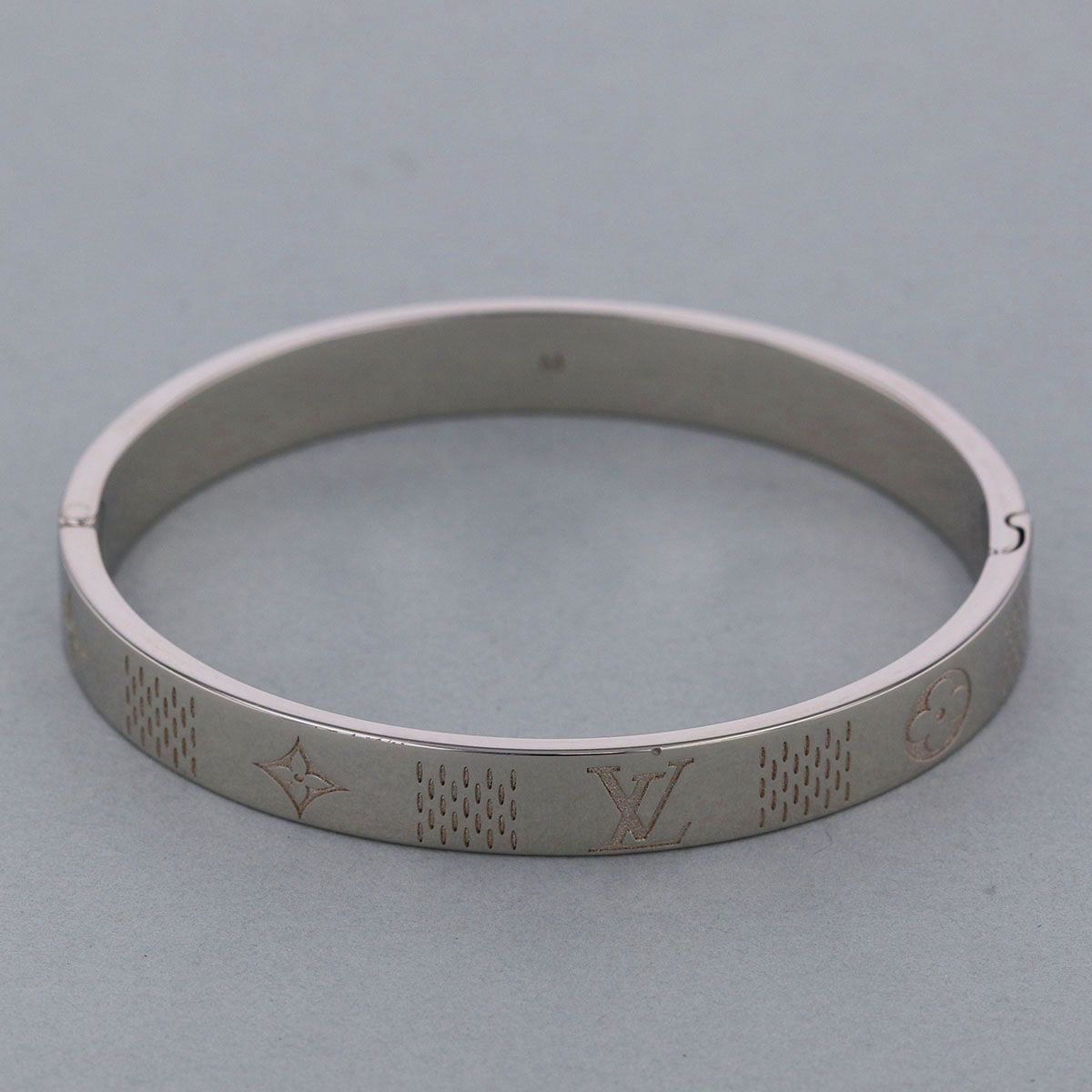 LOUIS VUITTON ルイヴィトン バングル ダミエ ステープル バングル