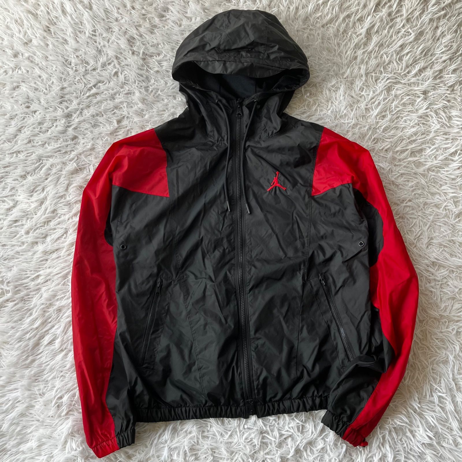 状態良 ジョーダン ナイロンジャケット ブラック ウインドブレーカー