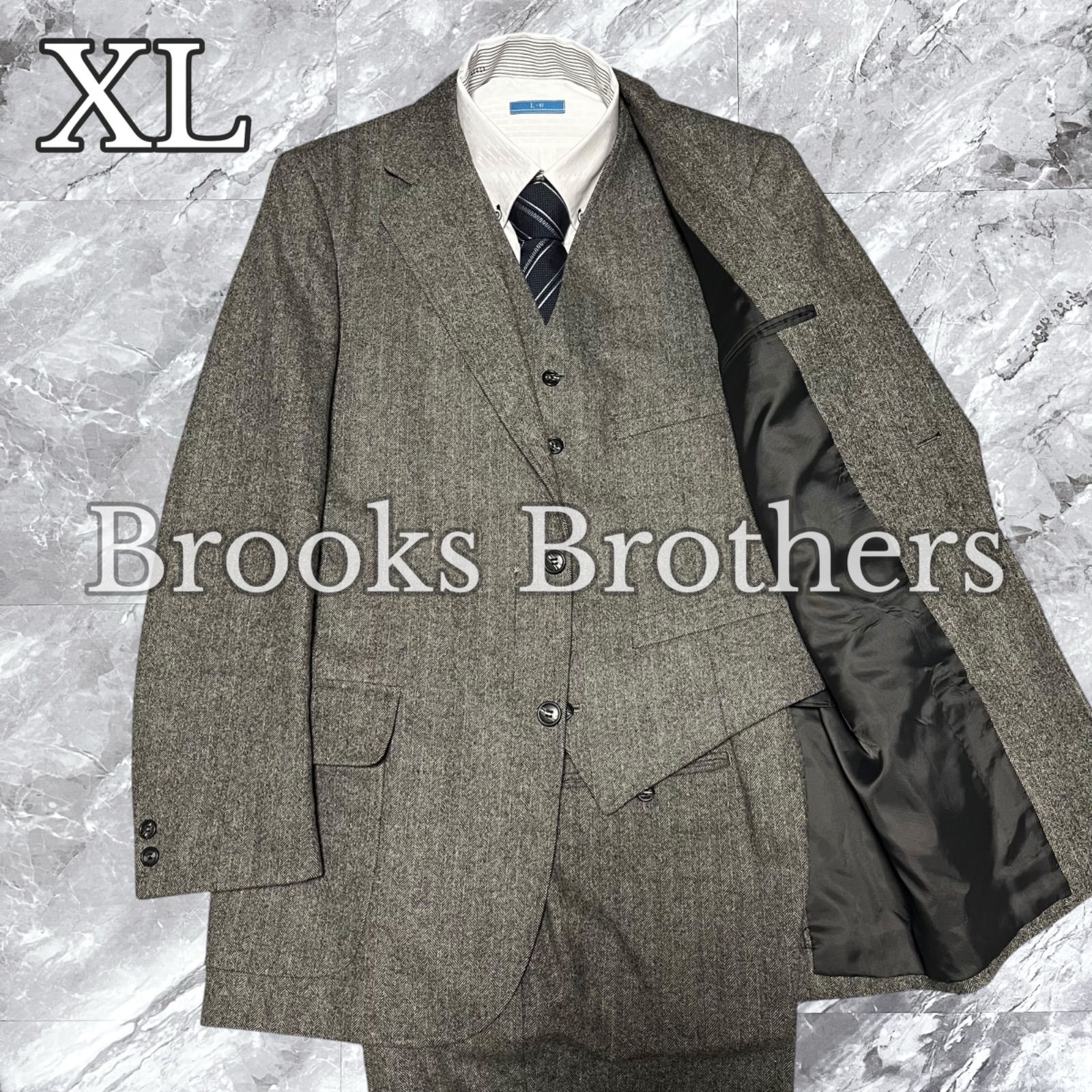 大きいサイズ Brooks Brothers ブルックスブラザーズ 3ピース
