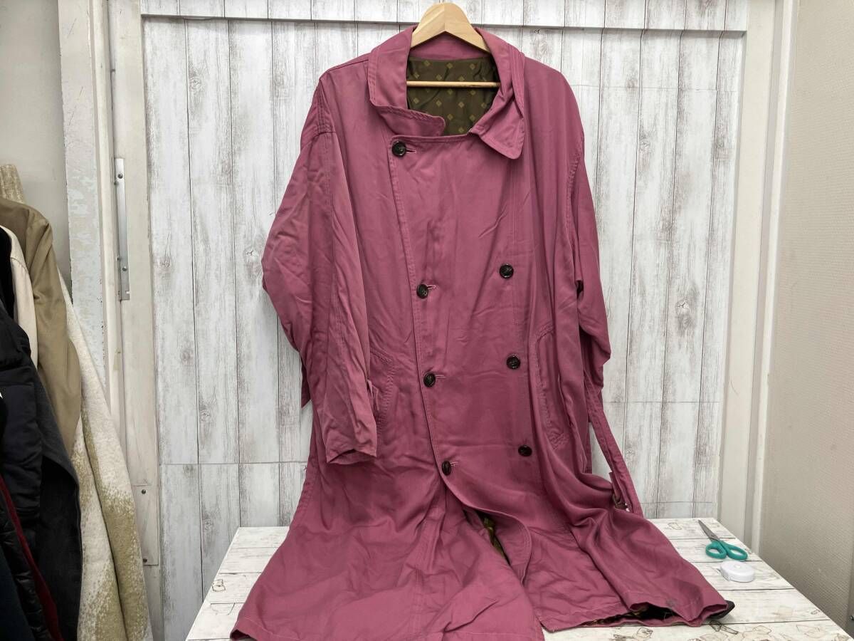 77 CIRCA CC 17 aw-59 トレンチコート 首周りシミあり