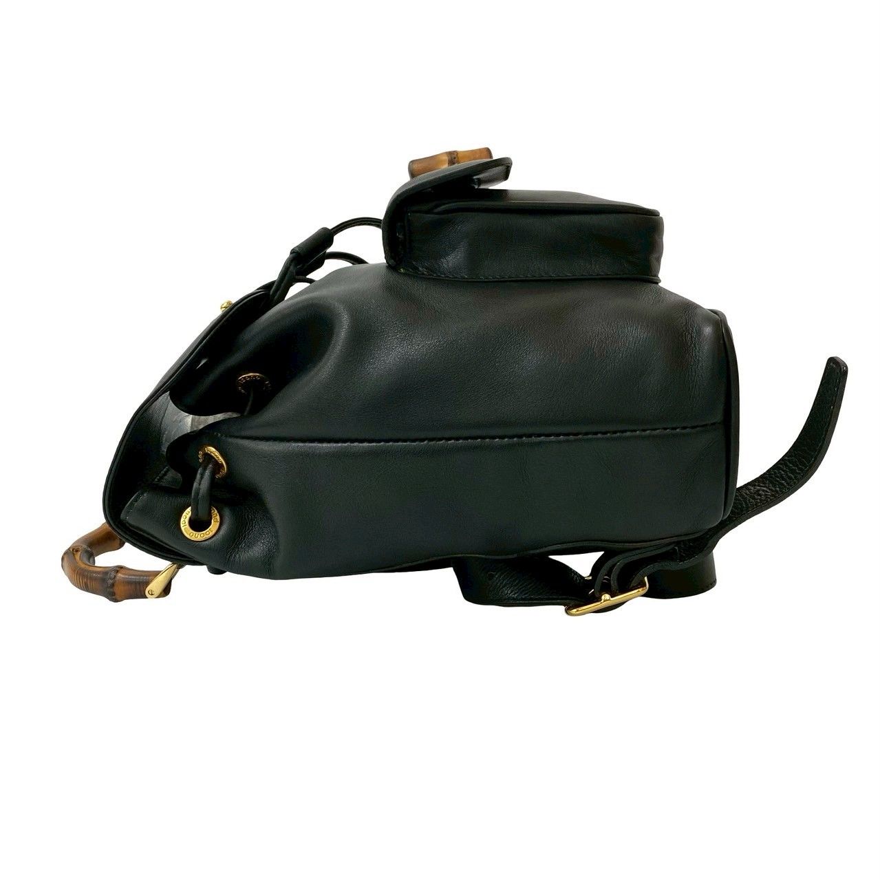 極 美品 GUCCI グッチ オールドグッチ ヴィンテージ バンブー レザー