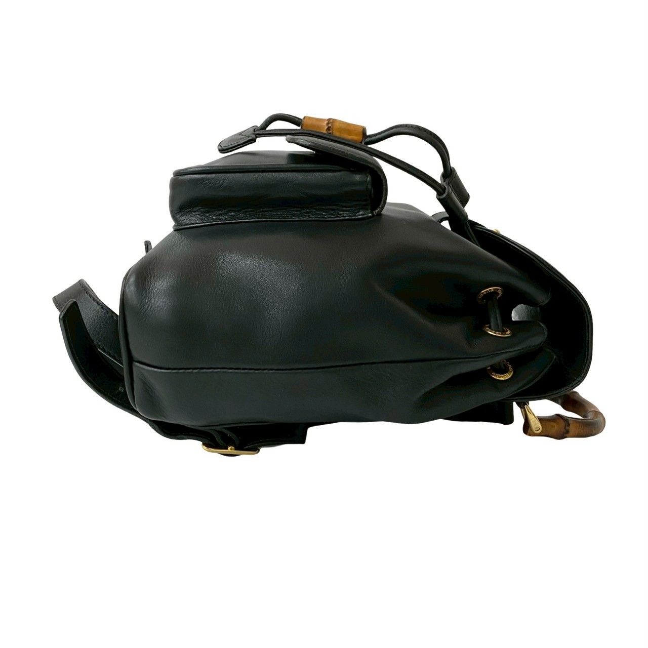 極 美品 GUCCI グッチ オールドグッチ ヴィンテージ バンブー レザー