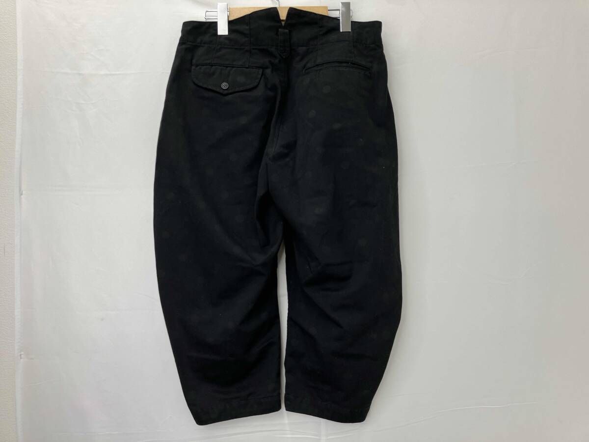 BLACK COMME des GARCONS ブラック コムデギャルソン ドット サルエルパンツ サイズM メンズ ブラック系 黒系 ドット柄 パンツ