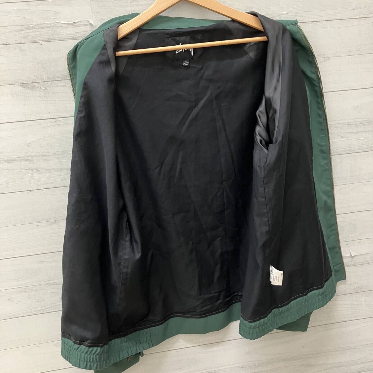 STUSSY ステューシー Bryan jacket スウィングトップ GRN グリーン 