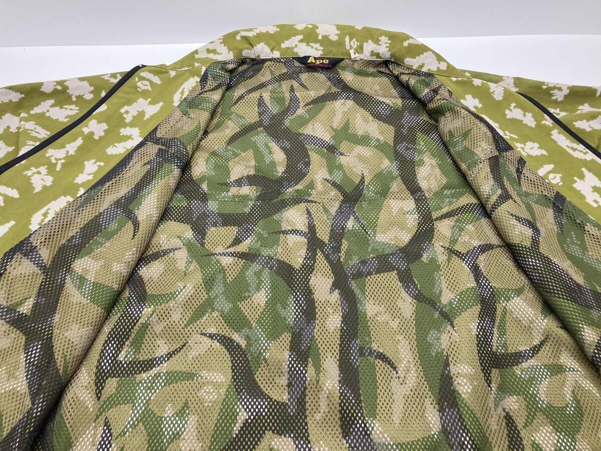 A BATHING APE 90s アベイシングエイプ デジタルカモ ワッペン ジップ