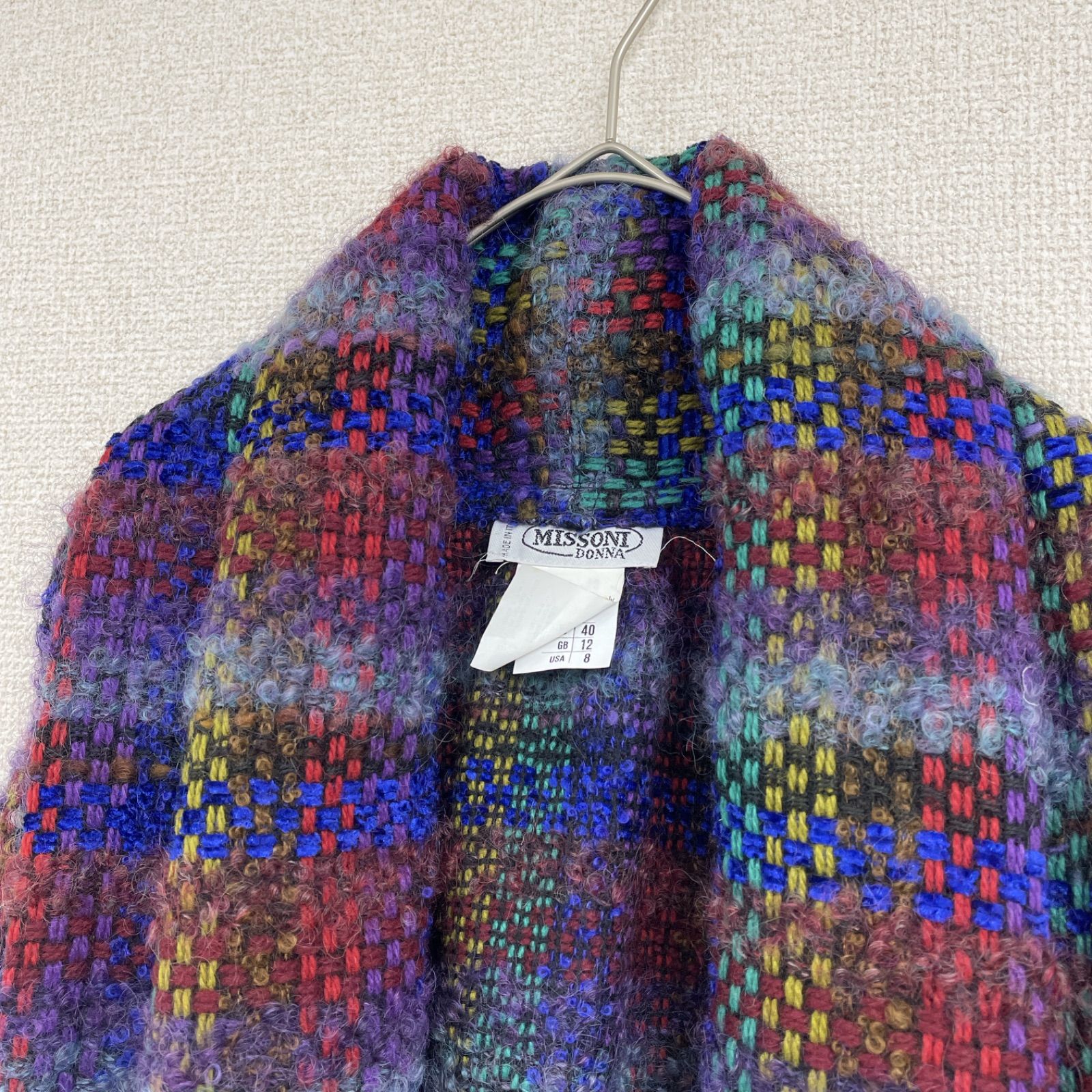 MISSONI ミッソーニ ロングコート ガウン チェック柄 オーバーサイズ