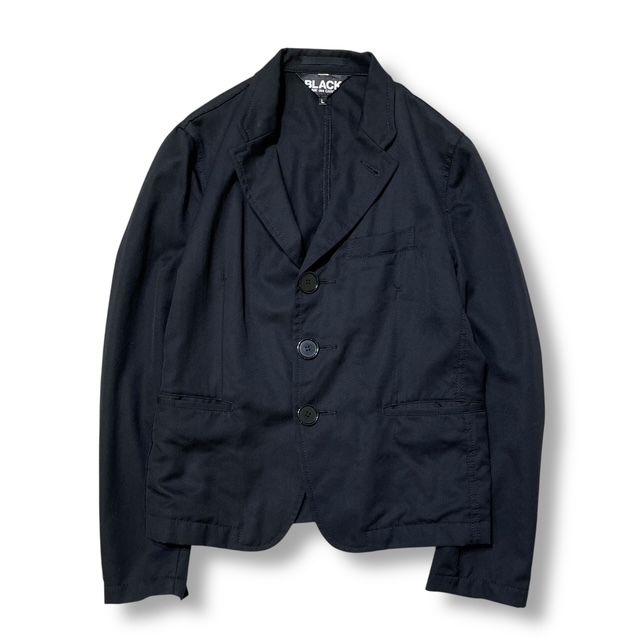 10ss BLACK COMME des GARCONS sizeL デカボタン3Bジャケット