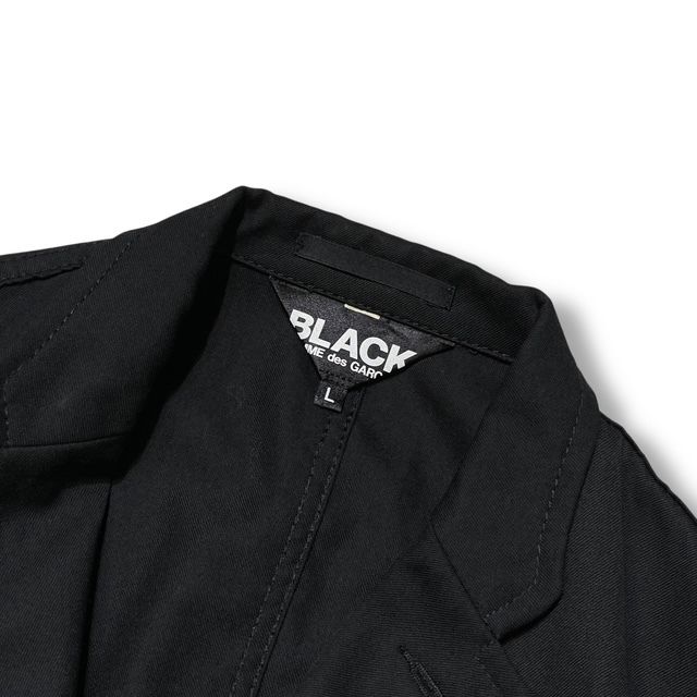 10ss BLACK COMME des GARCONS sizeL デカボタン3Bジャケット